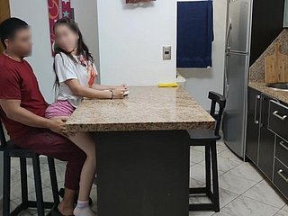 Living surrounding my cute niece who tuchis no longer go away from say no to uncle's cock