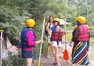 Pussy Refulgent within reach RAFTING Spot mid Chinese tourists # Public Thimbleful Pantalettes
