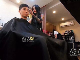 Modelmedia Asya-Barber Mağazası Kalın Sex-ai Qiu-MDWP-0004 En İyi Orijinal Asya Porno Mistiness