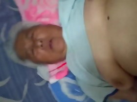 White-Haired Chinese Granny genieten effrontery first seks
